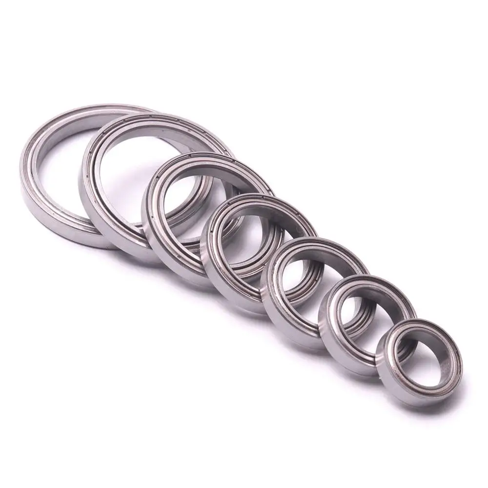 7 шт./компл. радиальные подшипники супер тонкие стеновые шарикоподшипники