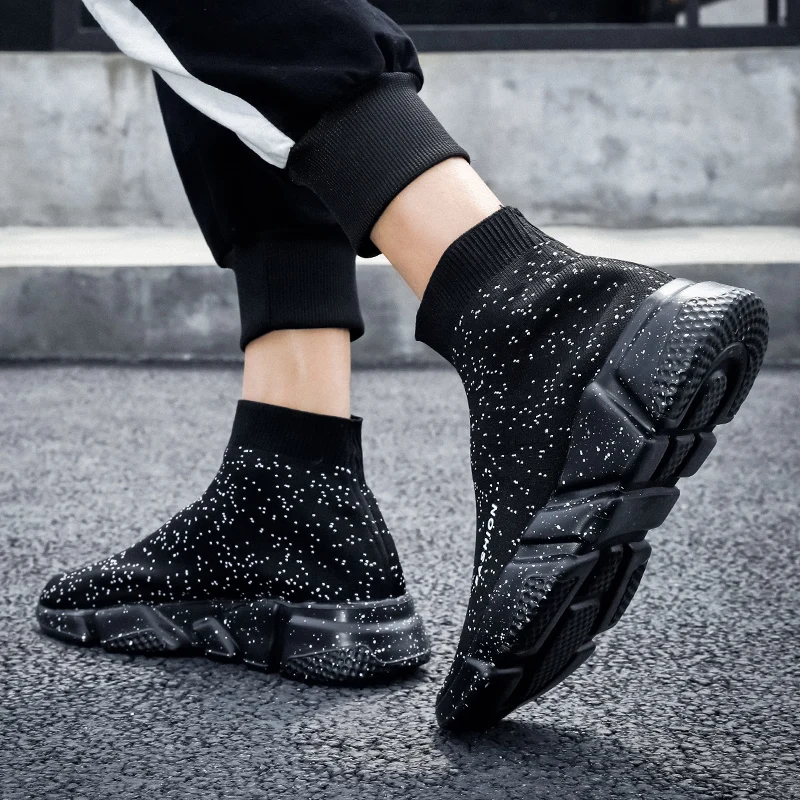 Новые модные кроссовки Gypsophila без шнуровки для женщин и мужчин размера плюс носки