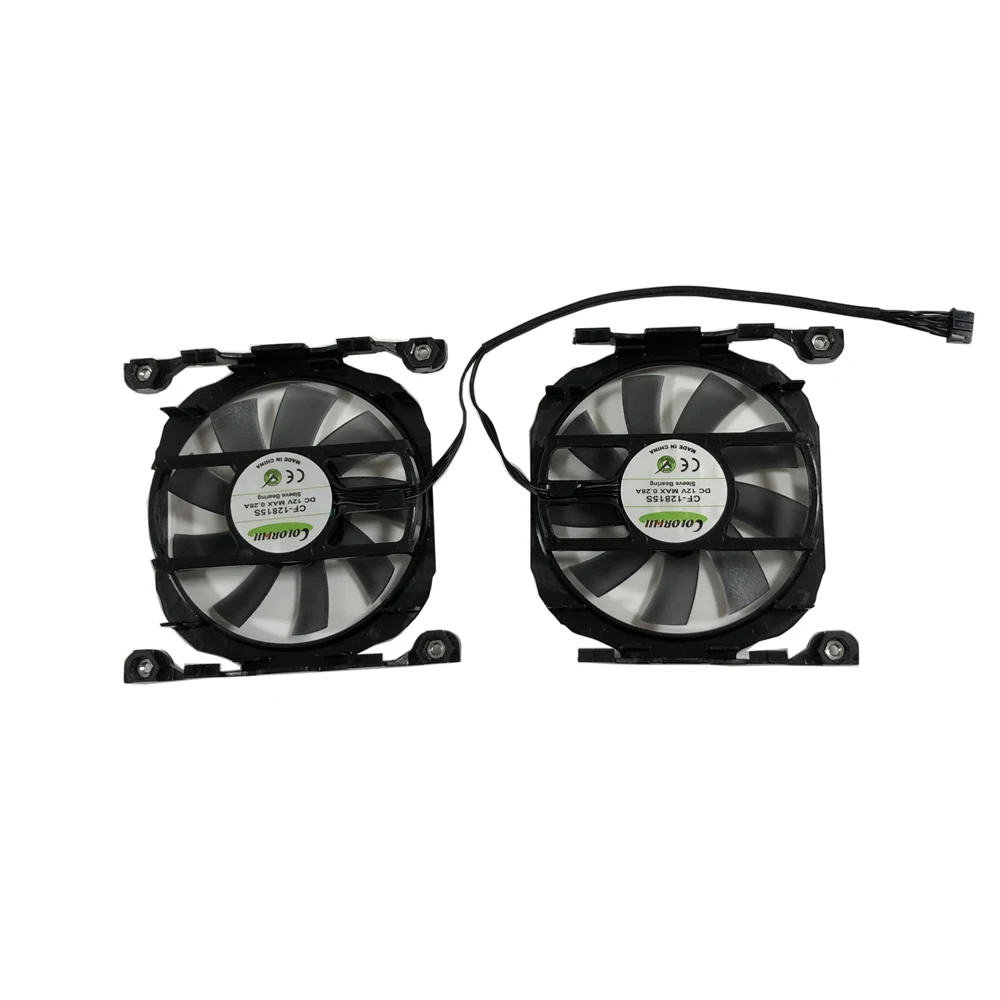 2 шт./компл. CF 12815S GPU радиатор Графика вентилятор для Leadtek Winfast GTX 970 ураган Эльза GeForce
