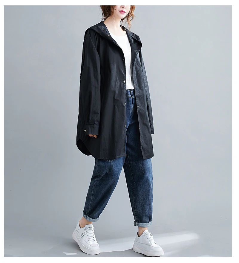 

New 2021 Spring Womens loose trench coats loose comfortable ladies Windproof Coat Outerwear