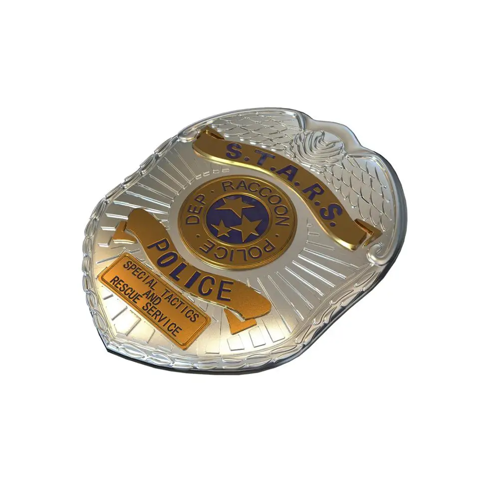 Значки Xcoser Remake Leon косплей S.T.A.R.S. РПД булавка реквизит для костюма броши копия