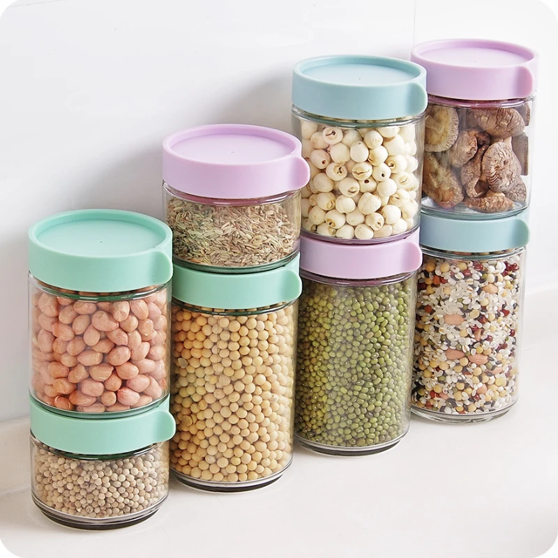 Стеклянная бутылка для хранения молока порошка конфет печенья 1 шт. | Дом и сад