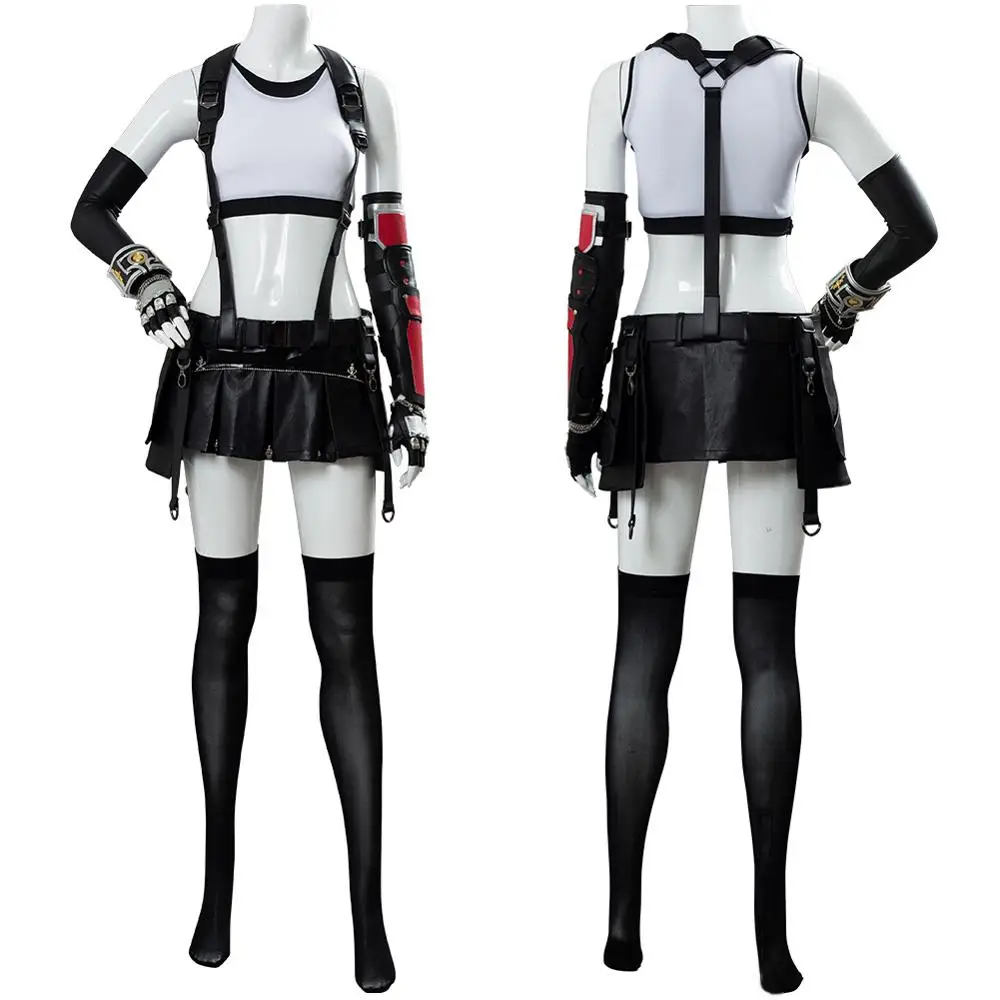 Костюм для косплея финальной фантазии VII Tifa Lockhart Униформа полный костюм женщин и