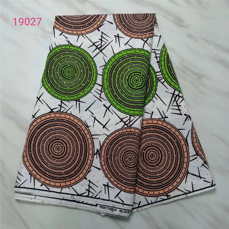 Новый цветочный узор Африканский заводской камень Анкара Нигерия настоящая