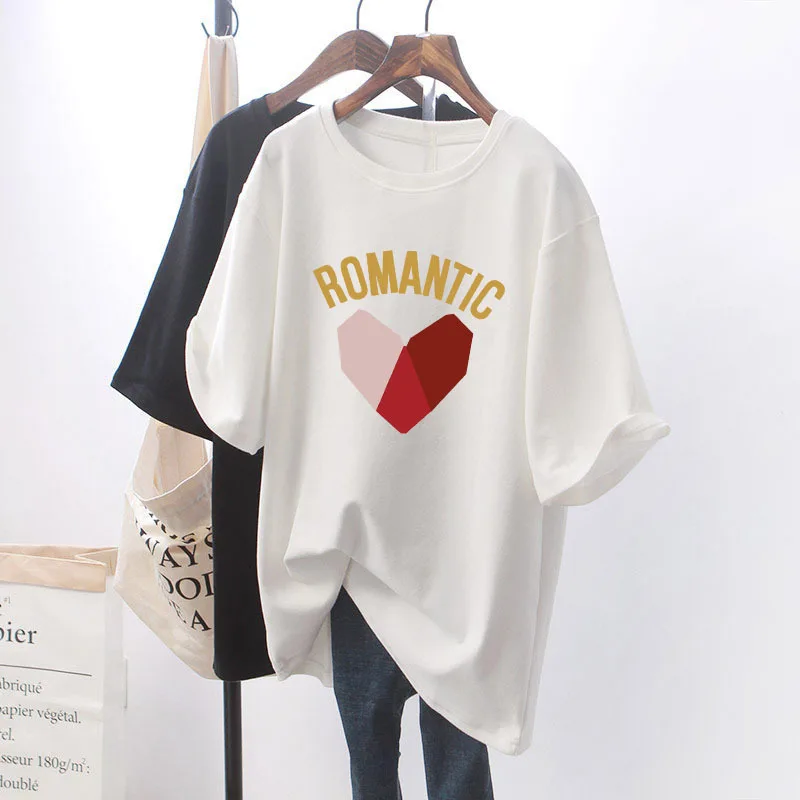 

New High-quality classic summer soft women's casual short-sleeved breathable T-shirt