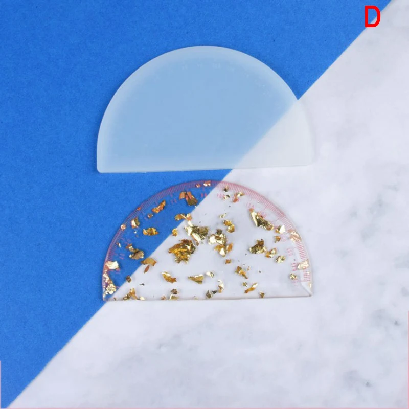 

Hot New Protractor Triangle Ruler Right Angle Mold DIY Making Epoxy Resin Craft Moulds