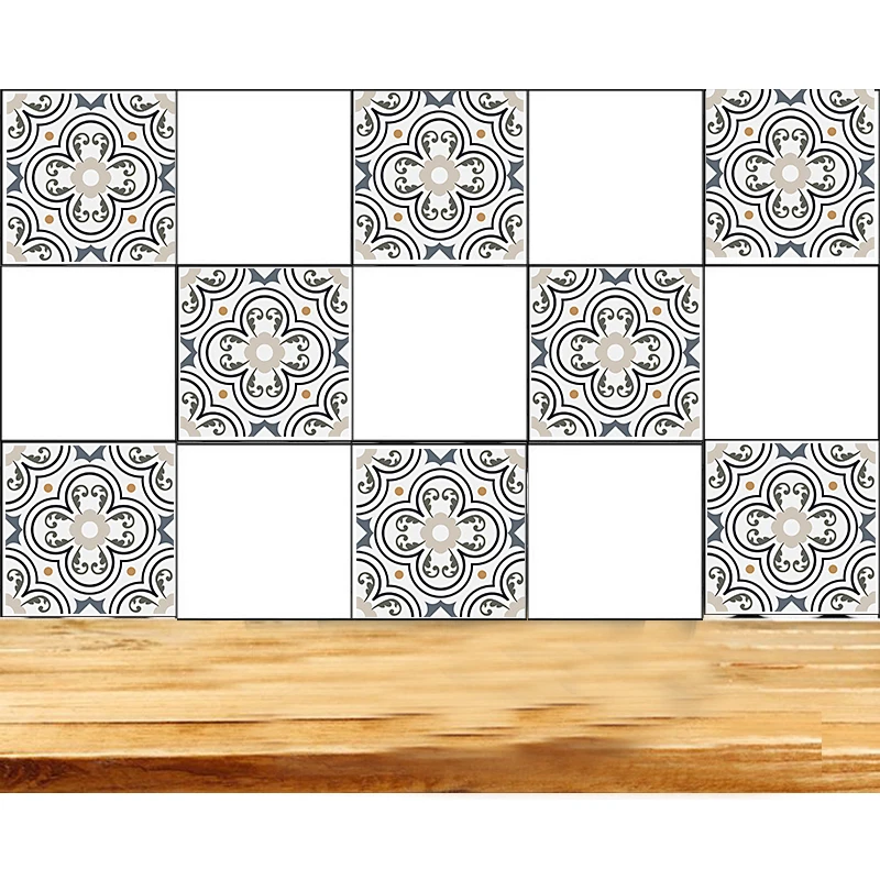 Настенные Стикеры для кухни водонепроницаемые наклейки на плитку ретро-стикеры