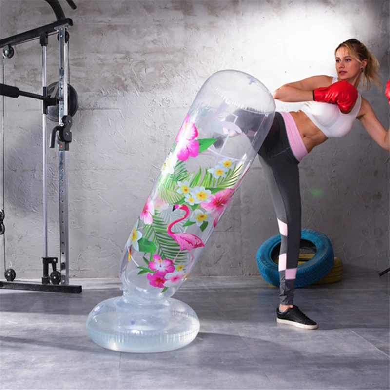 Прозрачная надувная Сумка для кикбоксинга ударная сумка без подставки мешок с