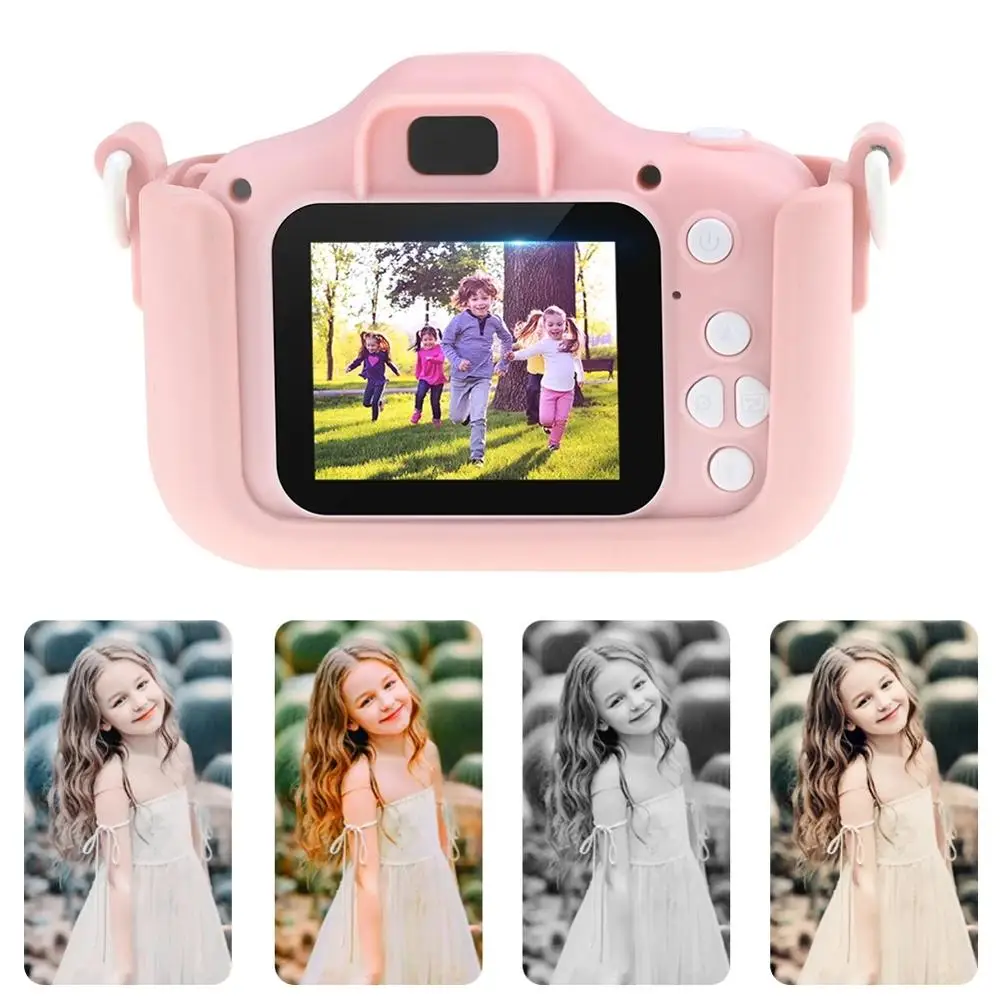 

2.0'' 20MP Mini Kids Camera IPS Screen HD 1080P Children Digital Photo Camera Toy with 800mAh Lithium Battery Christmas Gift