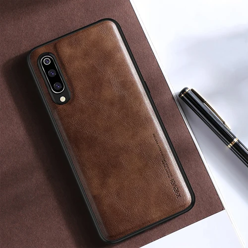 Brown case X-Level кожаный чехол в стиле ретро для Xiaomi mi 9, мягкий силиконовый чехол с полной защитой для Xiaomi mi 9 mi 9, винтажный Чехол - Цвет: Brown case