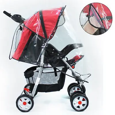 

2022 New Universal Baby Stroller Rain Cover Universal Baby Stroller Rain Cover Transparent Rain Cover Baby Stroller Accessories