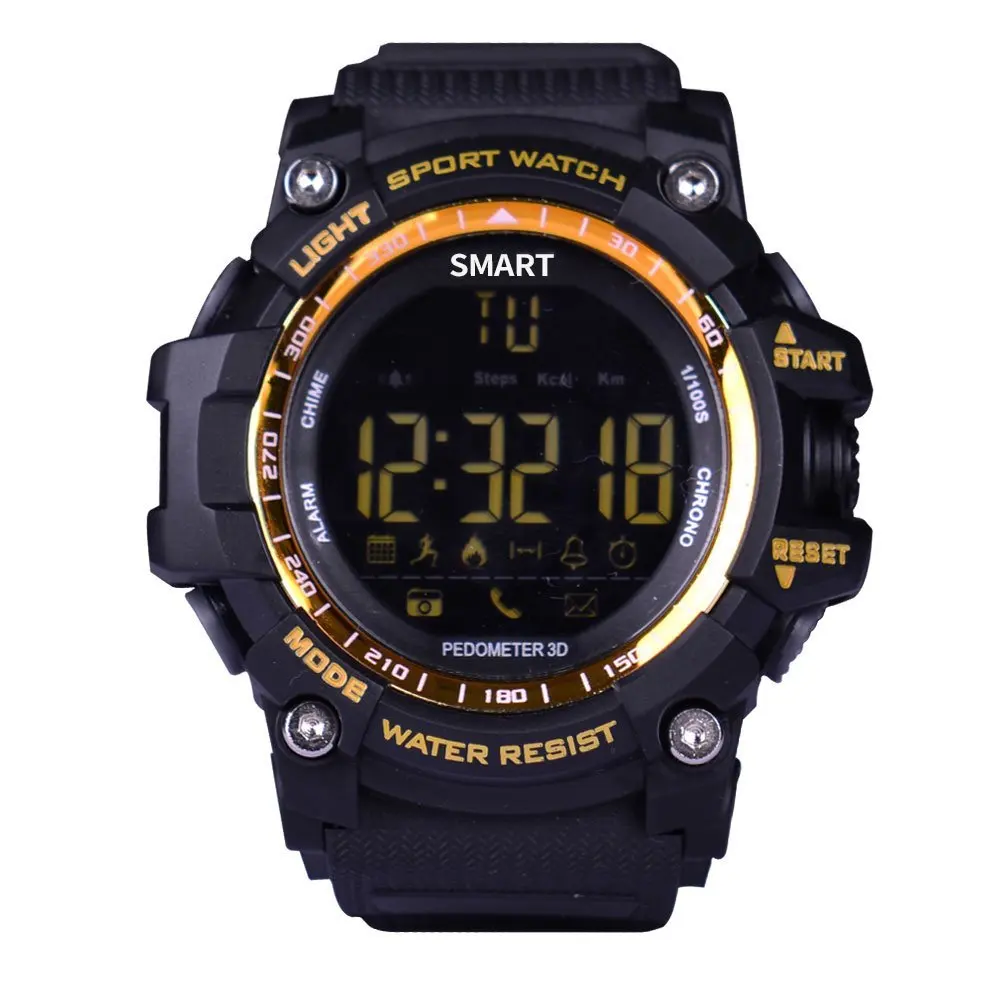 DELIVE EX16 Спортивные Bluetooth Смарт-часы Xwatch 5ATM IP67 водонепроницаемые Шагомер