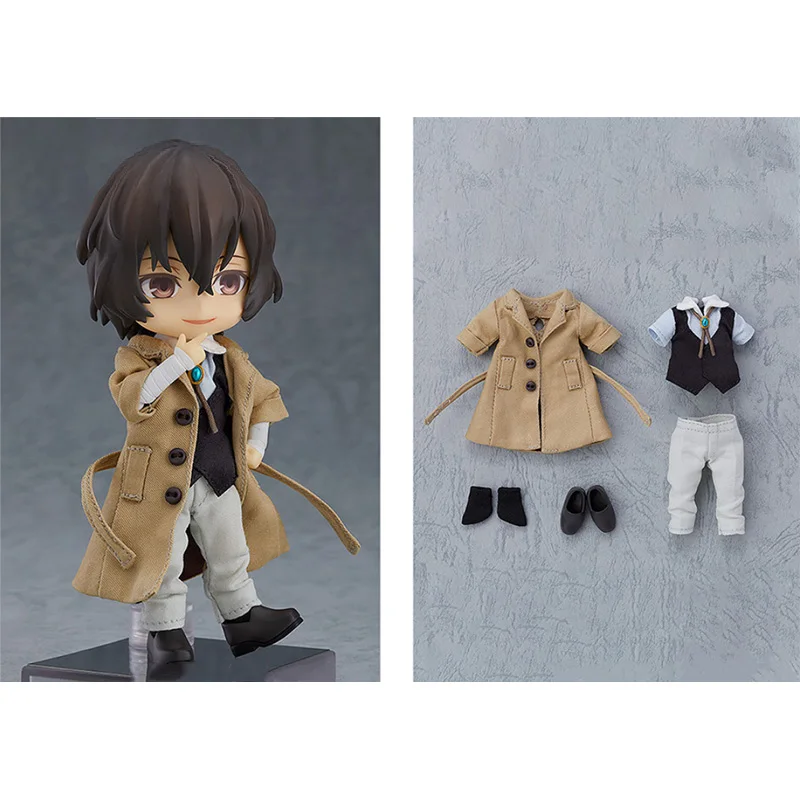 

14CM Japanese Anime Bungo Stray Dogs OrangeRouge Dazai Osamu Nakajima Atsushi PVC Doll Toys Action figure collection Cartoon