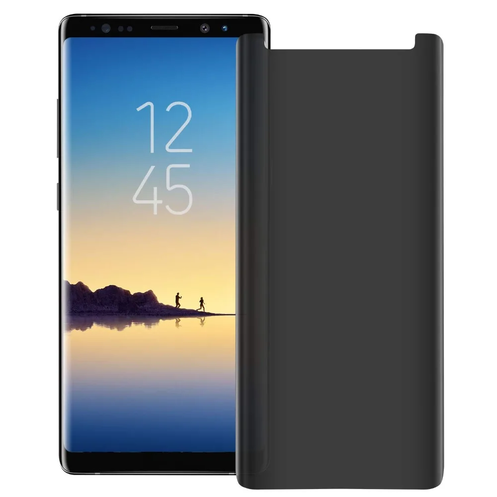 3D полное покрытие конфиденциальности антибликовое стекло для SAMSUNG Galaxy note8 note9 S8 S9