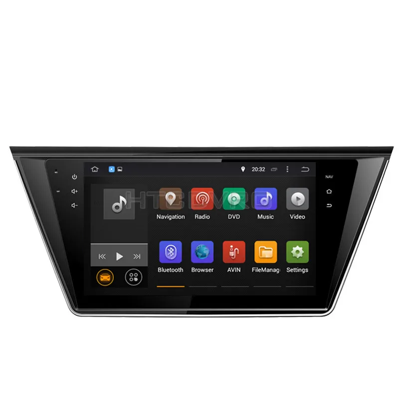Автомобильный DVD-плеер YMODVHT 10 1 дюйма Восьмиядерный 4 Гб + 32 ГБ Android 9 0 для VW Touran 2015