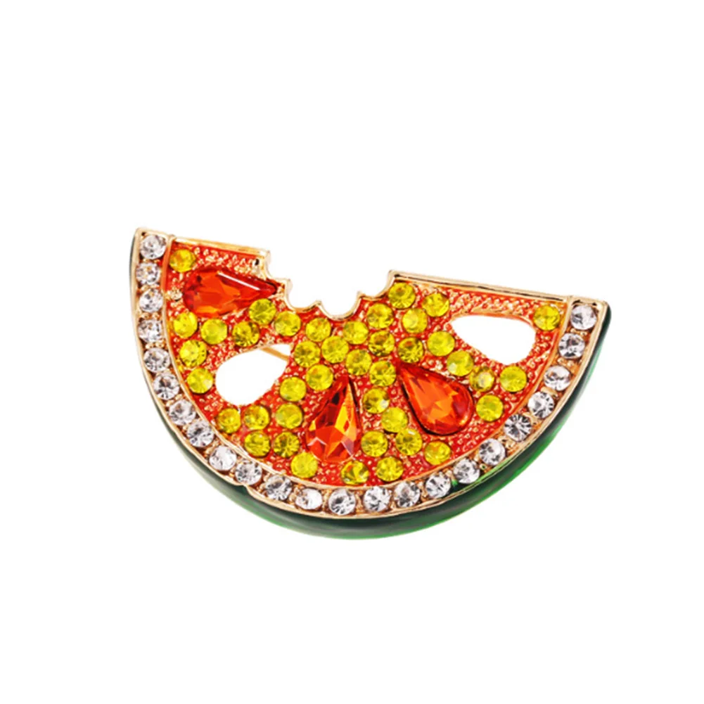 Женские аксессуары арбуз горный хрусталь ювелирные изделия мода нагрудник