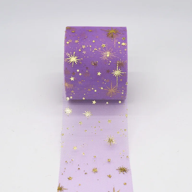 25 ярдов/рулон тюль из золотой фольги 6 см|Украшения своими руками для вечеринки| |