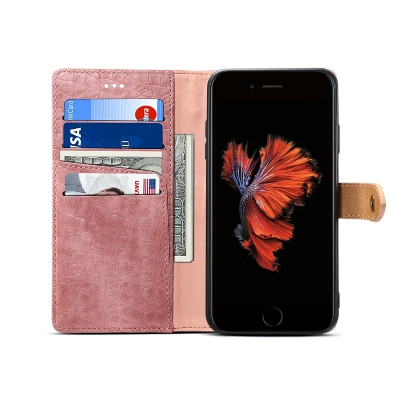 Для iphone 6 6S 7 8 Plus 11 Pro Max чехол-кошелек из крокодиловой кожи для iphone XS Max с отделением для карт чехол для телефона iphone XR