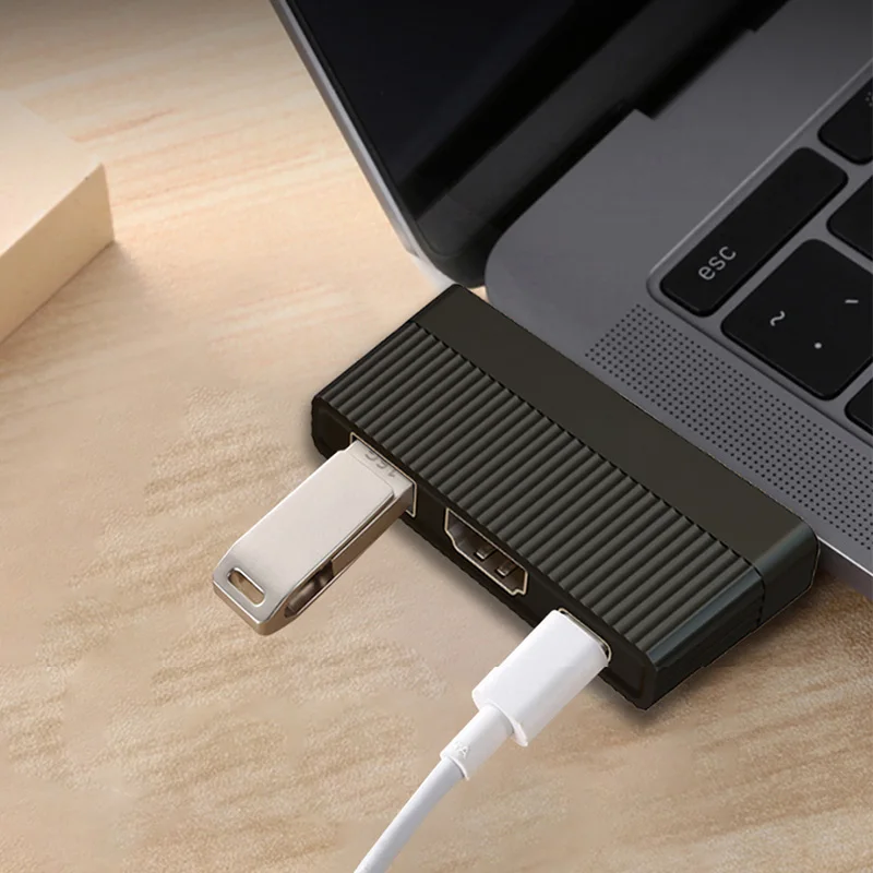 Type-C to HDMI USB3.0 PD Adapter 3 in 1 4K for Display Screen Projector Laptop Mobile Phone New Arrival | Компьютеры и офис