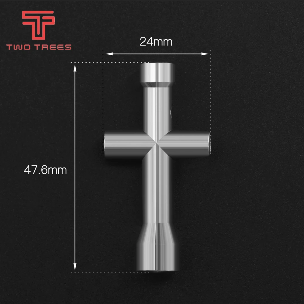 Мини гаечный ключ Twotrees E3D MK8 M2 M2.5 M3 M4|Детали и аксессуары для 3D-принтеров| |