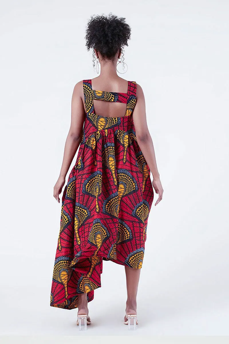 Летние африканские платья для женщин 2021 Новая мода платье с принтом Анкары