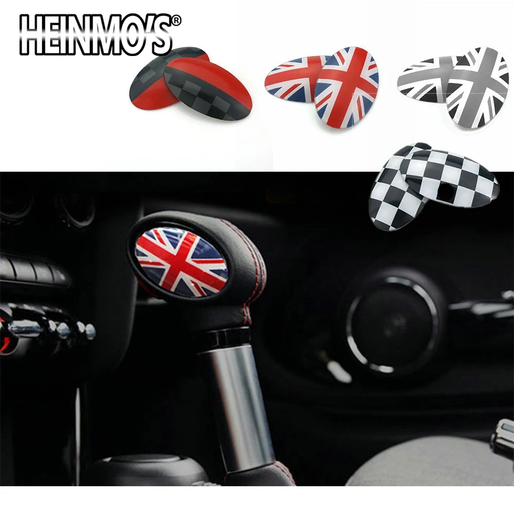 Наклейка на ручку переключения передач для MINI Cooper F56 F55 F54 F60 аксессуары Countryman Clubman