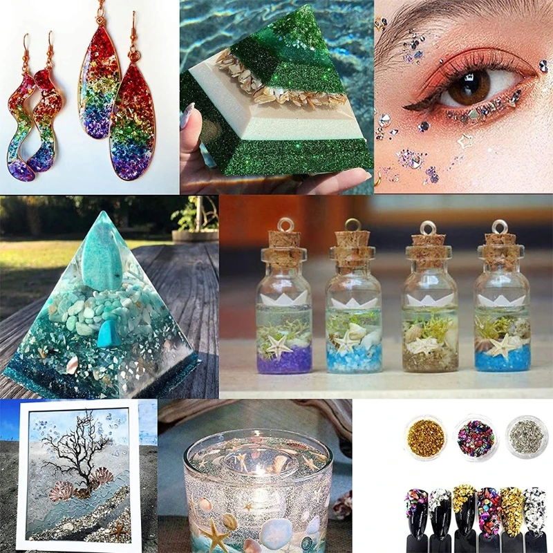 Boxed Irregular Crushed Stone 80g Jewelry Super Flashing Glass Shards Nail Decorations Stickers Making | Украшения и аксессуары