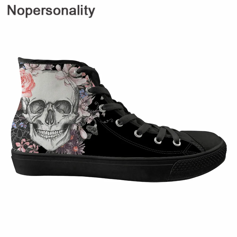 Кроссовки Nopersonality мужские с высоким берцем парусиновая обувь в стиле панк 3D