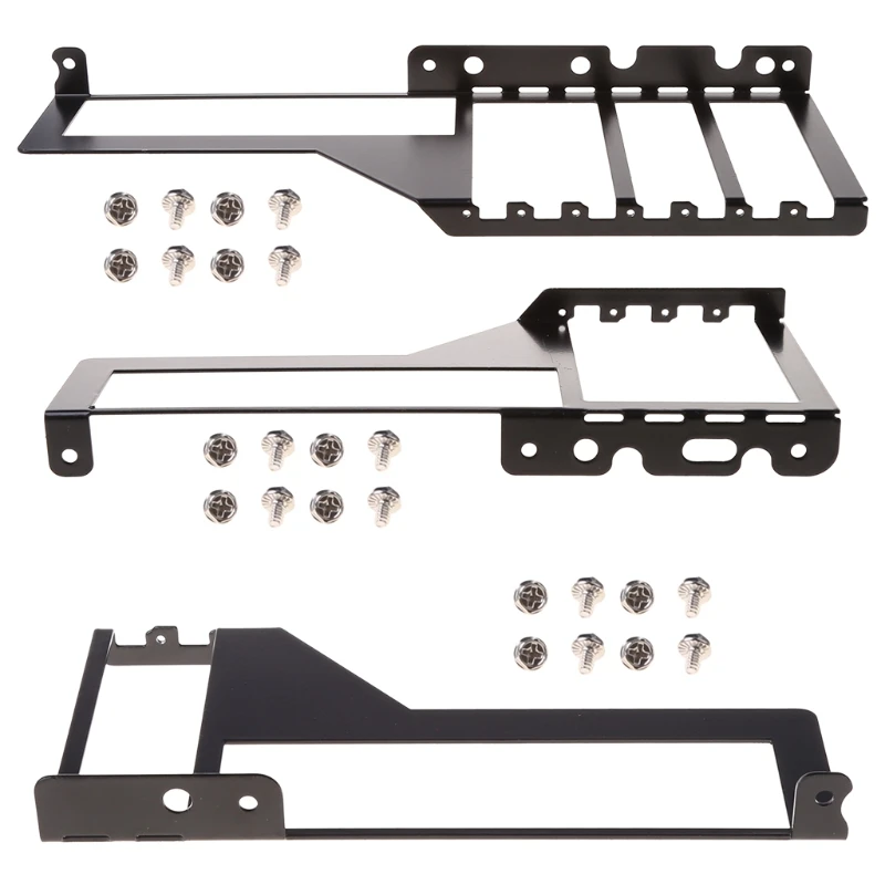 Металлический Графика VGA карты Кронштейн держатель лицевая сторона
