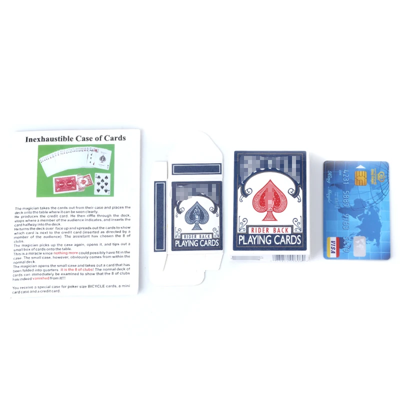 Неупиваемый чехол с карточками Волшебная шкатулка карты для фокусов реквизит