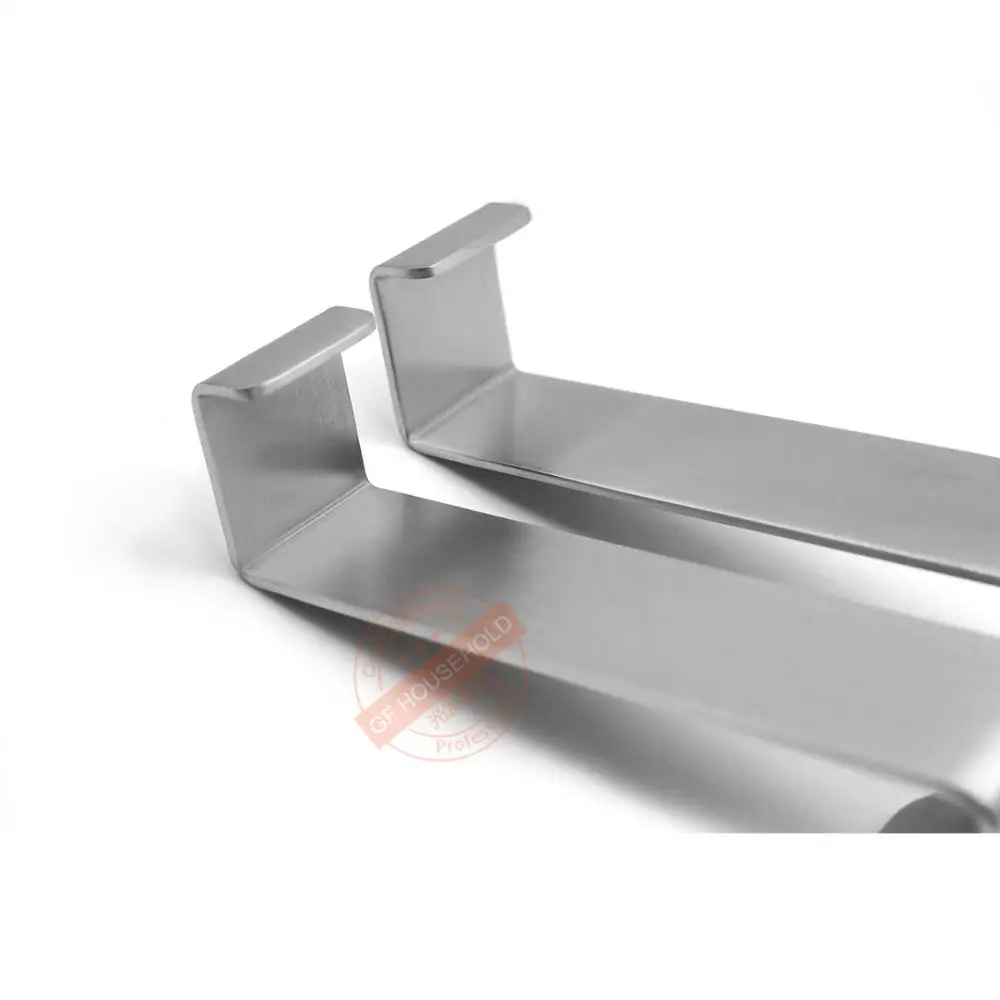 4 шт над дверью Реверсивные Z крючки вешалка из нержавеющей стали органайзер для