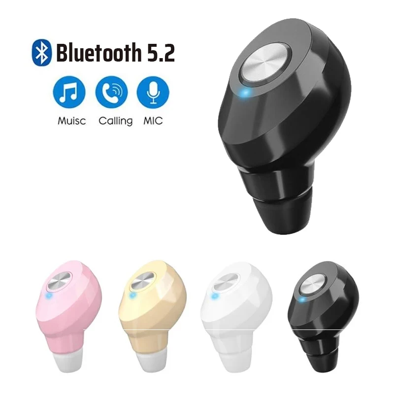 

2022 New L20 TWS Mini Bluetooth Earphones Single Ear Wireless Headphones Smart Noise Reduction Earbuds Button Control Headsets