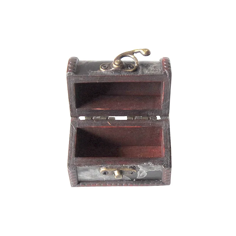 

Antique Jewelry Case Decorative Gadgets Jewelry Collection Wooden Storage Box Gift Packaging Retro Jewelry Organizer Mini Boxes