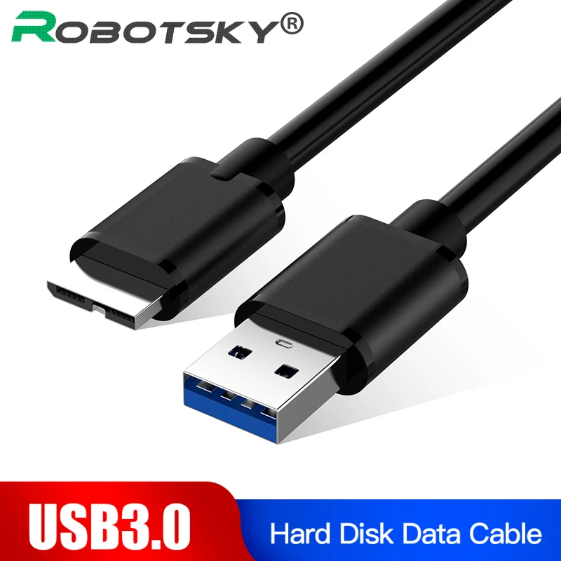 Кабель для жесткого диска USB 3 0 папа к Micro B кабель быстрой зарядки и передачи
