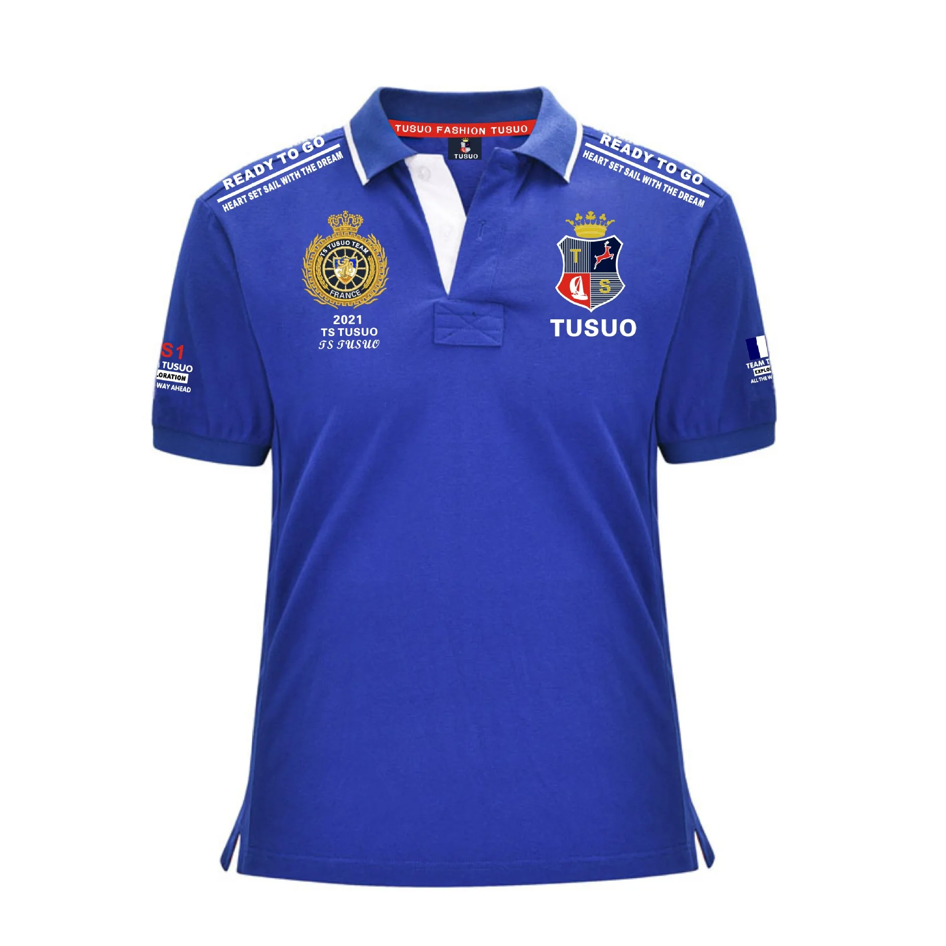 

Frace Polo Shirts Men Embroidered Polos - Camisas Summer Cotton Short Men Clothing Plus Size XXL XXXL 4XL 5XL 6XL