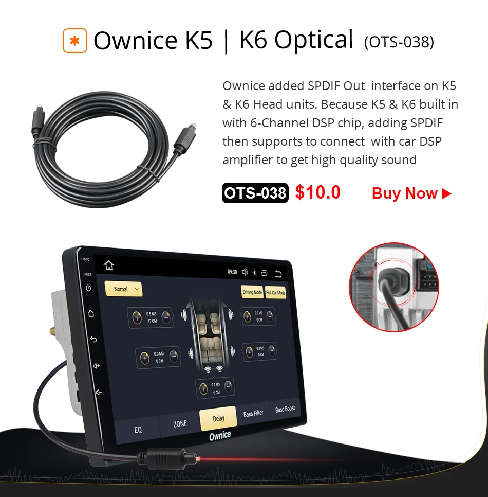 Ownice 10,1 дюймов Android9.0 k3 k5 k6 автомобильный DVD 4G LTE 360 панорама DSP SPDIF для JAC S2~ gps Navi Радио Восьмиядерный 4G+ 64G