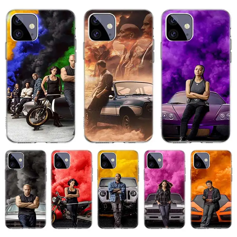 

Case For Iphone 11 12 Pro Max 13 7 8 Plus XR XS X 12 Mini 6 6S SE 2020 SE2 Cover Shell Funda Fundas Fast and Furious Moive