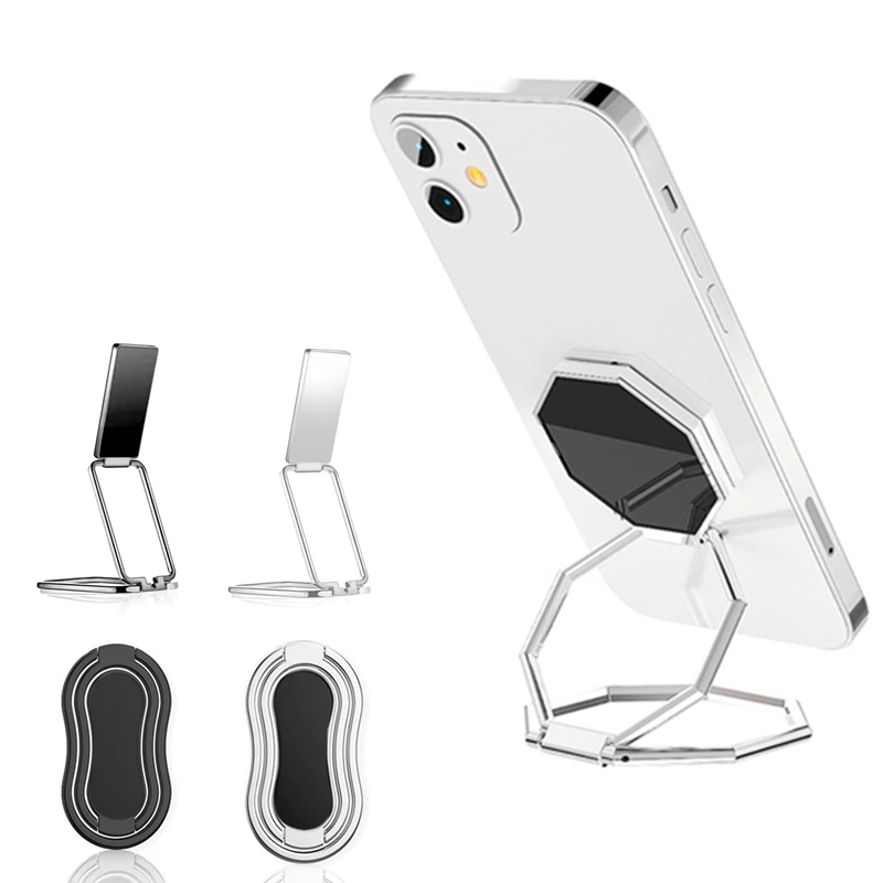 

Multi-choice Desktop Phone Holder Finger Ring Foldable Cellphone Stand Car Magnetic Mount For iPhone Samsung Xiaomi Universal