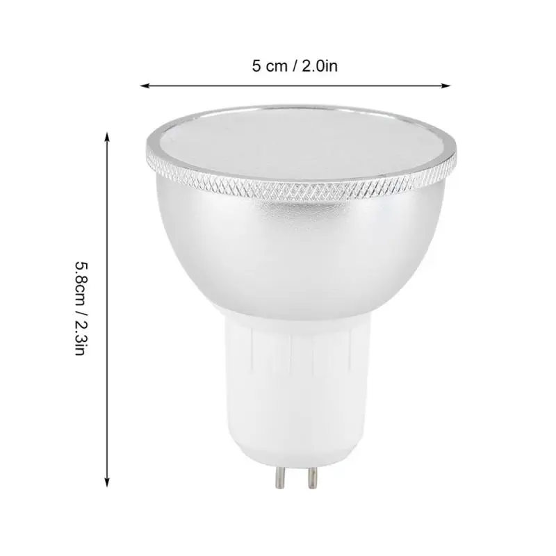 

1Pc LED WiFi Smart Lamp GU10 Bulb Bombillas RGBW 6W Dimmable Compatible With Light Apps Alexa & Google Home Remote Control Bulbs