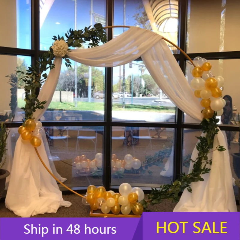 Железный круг Свадьба День рождения Фотофон кованые реквизиты открытый газон