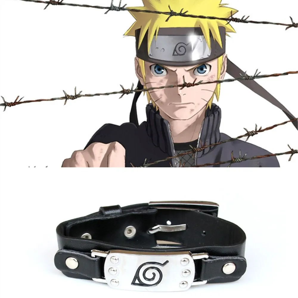Hot Selling Anime Akatsuki Uchiha Kakashi Sasuke Sharingan Bracelet Cosplay Props Christmas Gift for Boys Adult | Тематическая