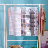 socks bra underwear hanging organizer tidy rack hanger storage door bag for bedroom household sundries underwear storage bag