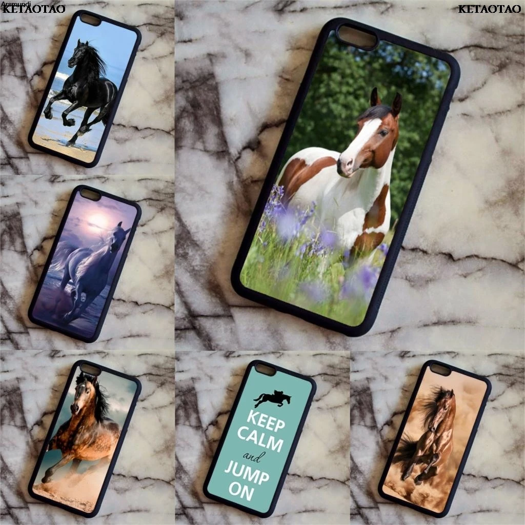 KETAOTAO Keep Calm and Jump On The Jockey Horse Phone Cases for Samsung S3 4 5 6 7 8 Note Case Soft TPU Rubber Silicone | Мобильные