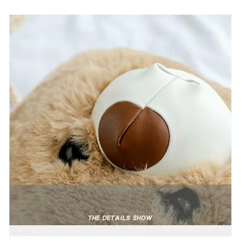 Kawaii Bear сумка, плюшевые сумки, мягкая кукла, чучело, игрушки, 25 см., дикая сумка-мессенджер, сумка на цепочке, подарки для девочек, детский рюкзак DBB001
