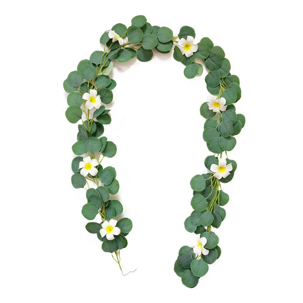 Висячая зеленая лоза 2 м шелковая Цветочная фотогирлянда домашний Свадебный