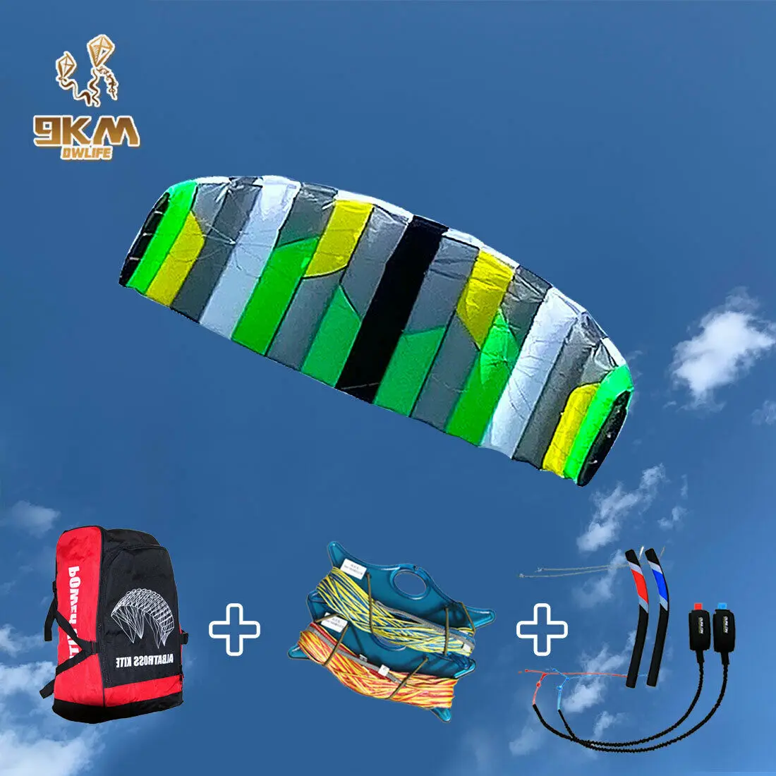 Профессиональный тренировочный воздушный змей Wasp 3 кв. м для кайтсерфинга