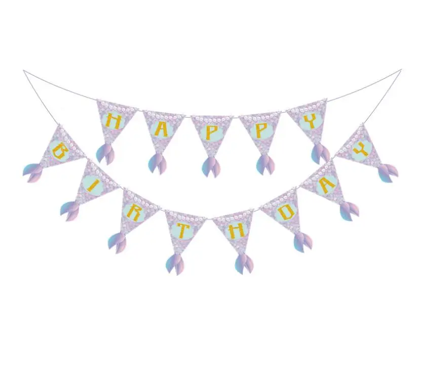 Товары для близнецов на 1 й день рождения вечерние украшения Русалочки хвост