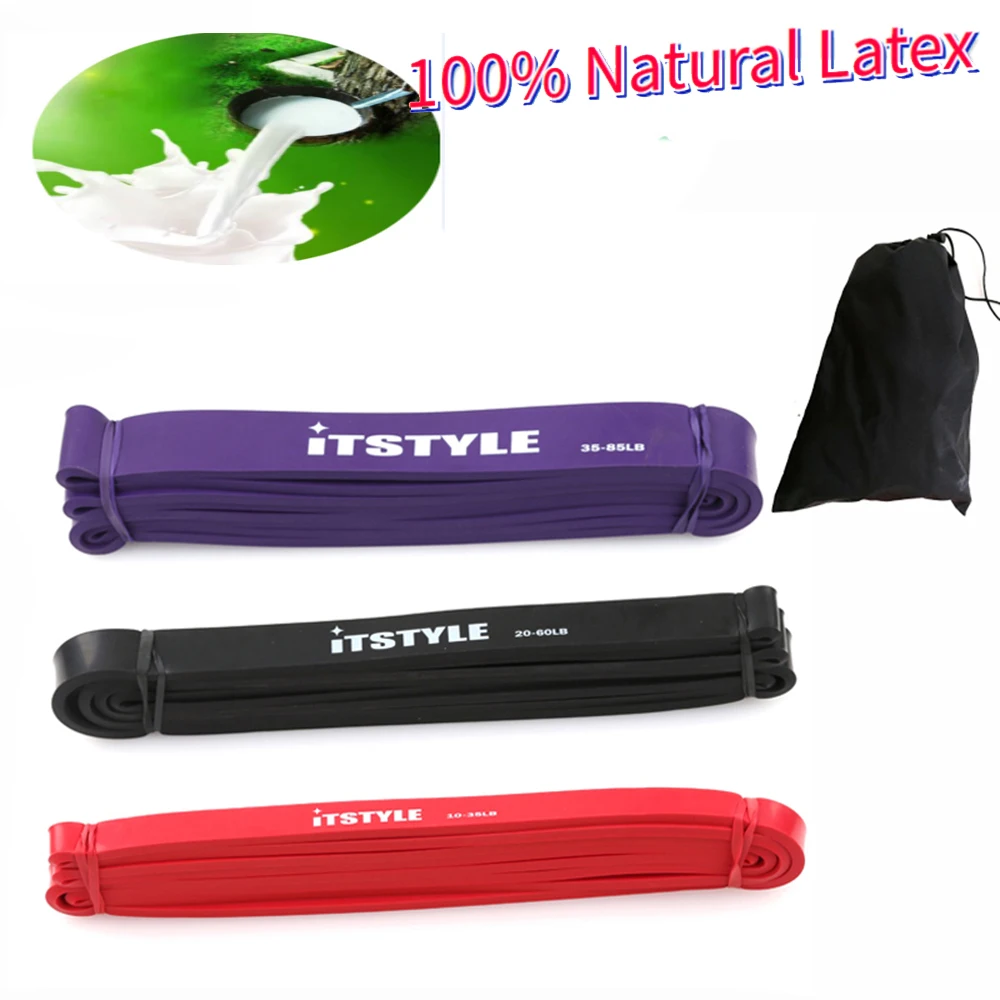 ITSTYLE Эспандеры 41 дюйм натуральный латекс 3 уровня стандартный Кроссфит мощный