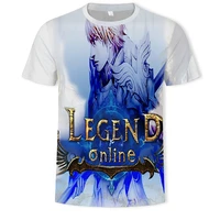 2021 new legendary cartoon mens senior t shirt anime 3d pattern t shirt oversized t shirt beautiful and sexy spring and summer