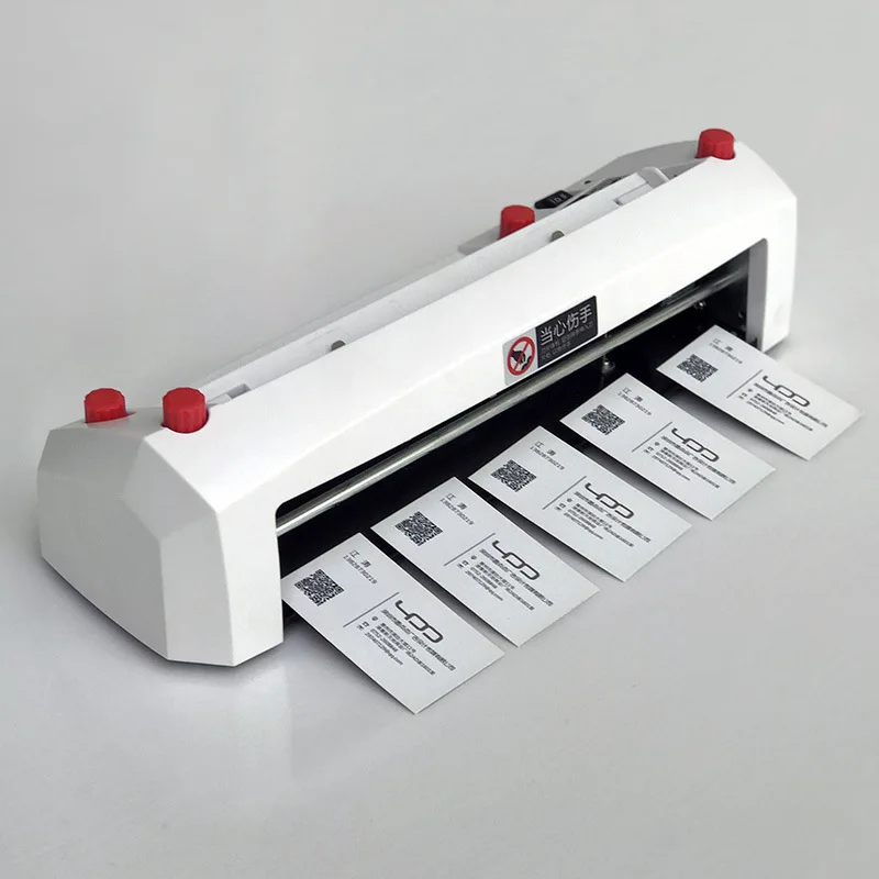 SK316 Automatic Electric Business Card Slicer Fretting Adjustable Right Angle Multinational Standard Size 300g Name Cutter | Компьютеры и